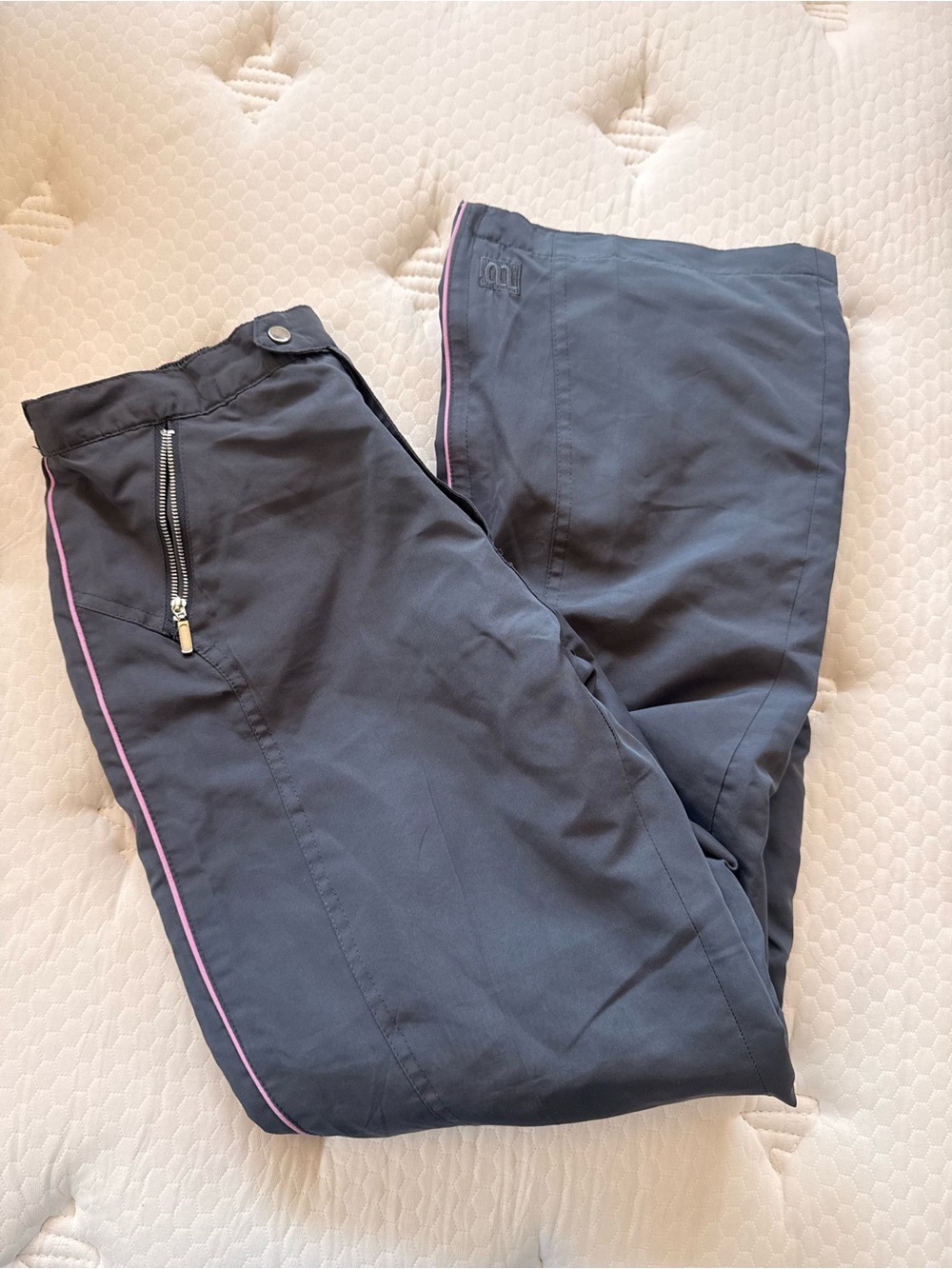 Wilson Men's Black Cargo Pants with Pink Trim